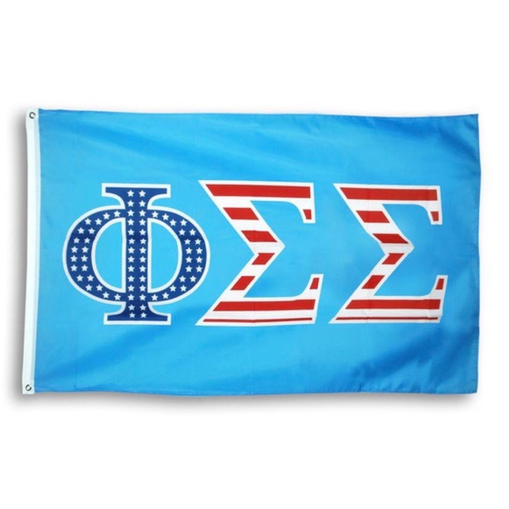 Phi Sigma Sigma Sorority Flag